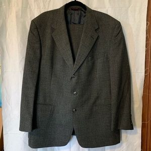 Men's Charcoal Suit Jacket 46R Pant 36 x 30